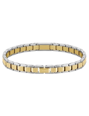 Brazalete Lacoste Metropole Edge acabado brillante