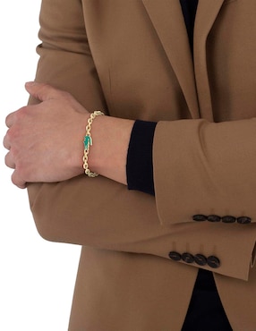 Brazalete Lacoste con cristal Arthor acabado brillante