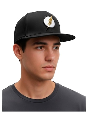 Gorra visera plana snapback casual DC Flash para hombre