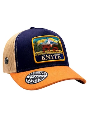 Gorra visera curva snapback knite para hombre
