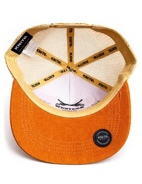 Gorra visera curva snapback knite para hombre