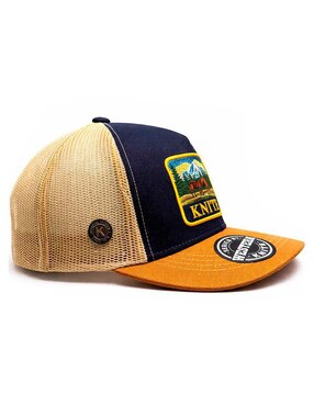 Gorra visera curva snapback knite para hombre