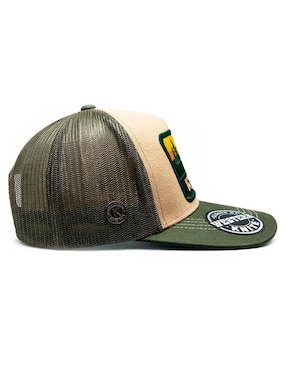 Gorra visera curva snapback casual Knite Trucker Greenk para hombre