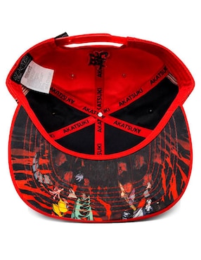 Gorra visera plana snapback casual Naruto Naruto Shippuden Akatsuki Cloud para hombre