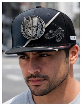Gorra visera plana snapback casual Transformers Megatron para hombre