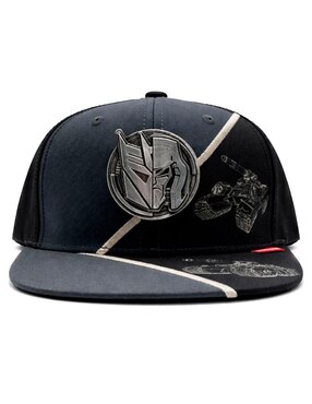 Gorra visera plana snapback casual Transformers Megatron para hombre