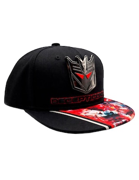 Gorra visera plana snapback casual Transformers Decepticon Iron para hombre