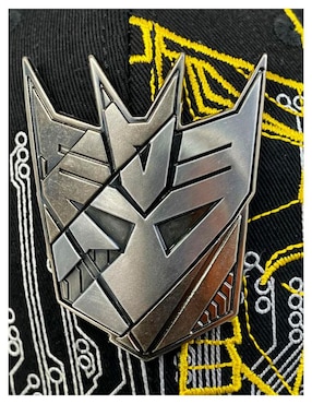 Gorra visera plana snapback casual Transformers Decepticon Iron Circuitos para hombre