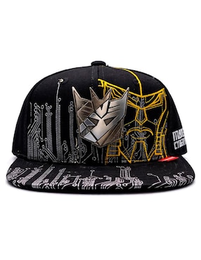 Gorra visera plana snapback casual Transformers Decepticon Iron Circuitos para hombre