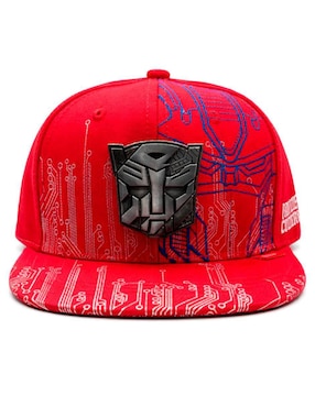 Gorra visera plana snapback casual Transformers  Iron Autobot para hombre