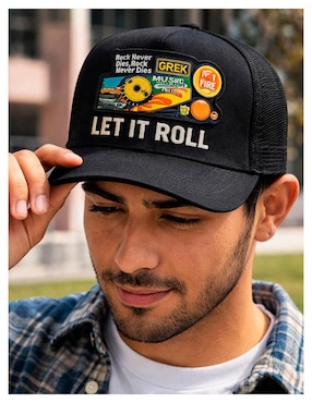 Gorra visera curva snapback casual Knite para hombre