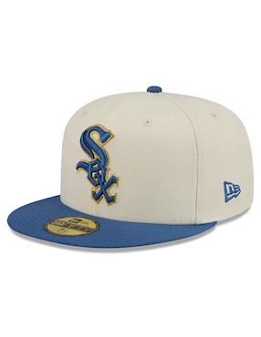 Gorra visera plana cerrada para béisbol New Era Chr Indigo Mlb Chicago White Sox unisex