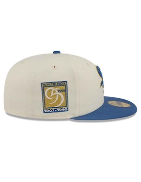 Gorra visera plana cerrada para béisbol New Era Chr Indigo Mlb Chicago White Sox unisex