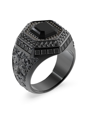Anillo Guess Lion King cristal brillante