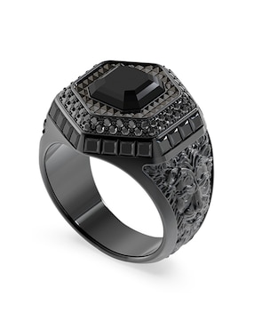 Anillo Guess Lion King cristal brillante