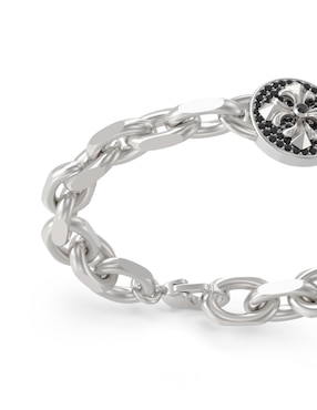 Brazalete Guess Savage Rebel acabado brillante