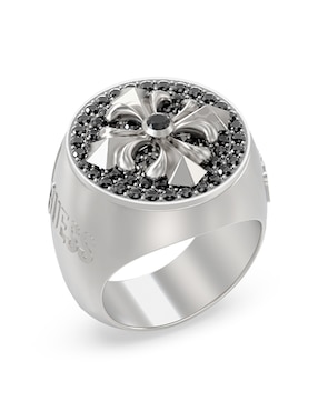 Anillo Guess Savage Rebel brillante