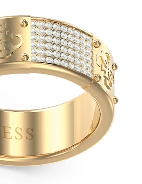 Anillo Guess 4G Frontiers brillante
