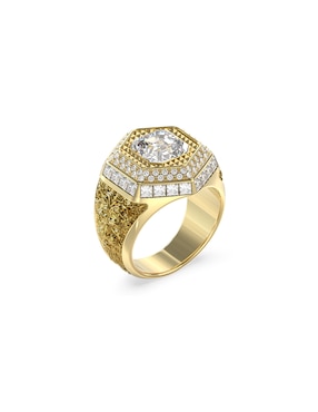 Anillo Guess Lion King cristal brillante