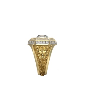 Anillo Guess Lion King cristal brillante