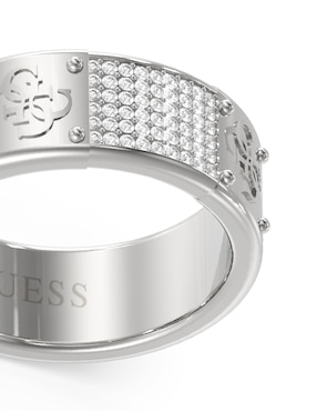 Anillo Guess 4G Frontiers brillante