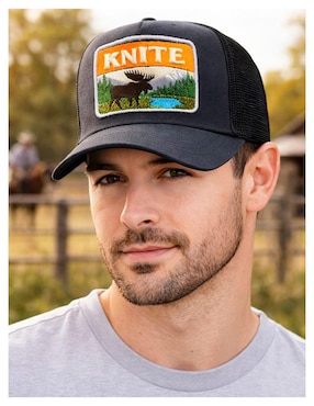 Gorra visera curva snapback casual Knite para hombre