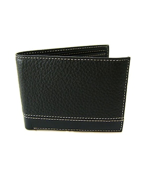 Cartera Perry Ellis Piel Negra