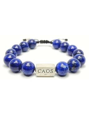 Pulsera Caos de plata Venation acabado brillante