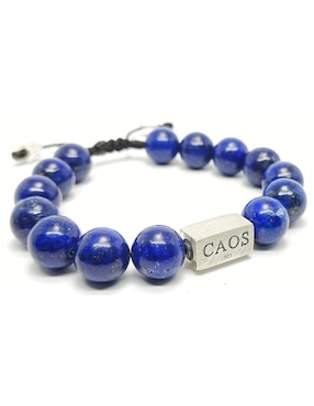 Pulsera Caos de plata Venation acabado brillante