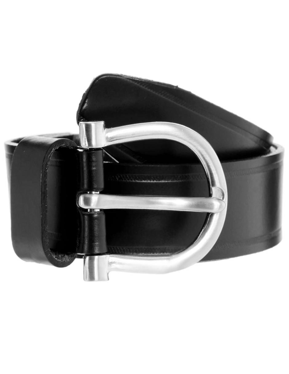 Cinturón de piel para hombre