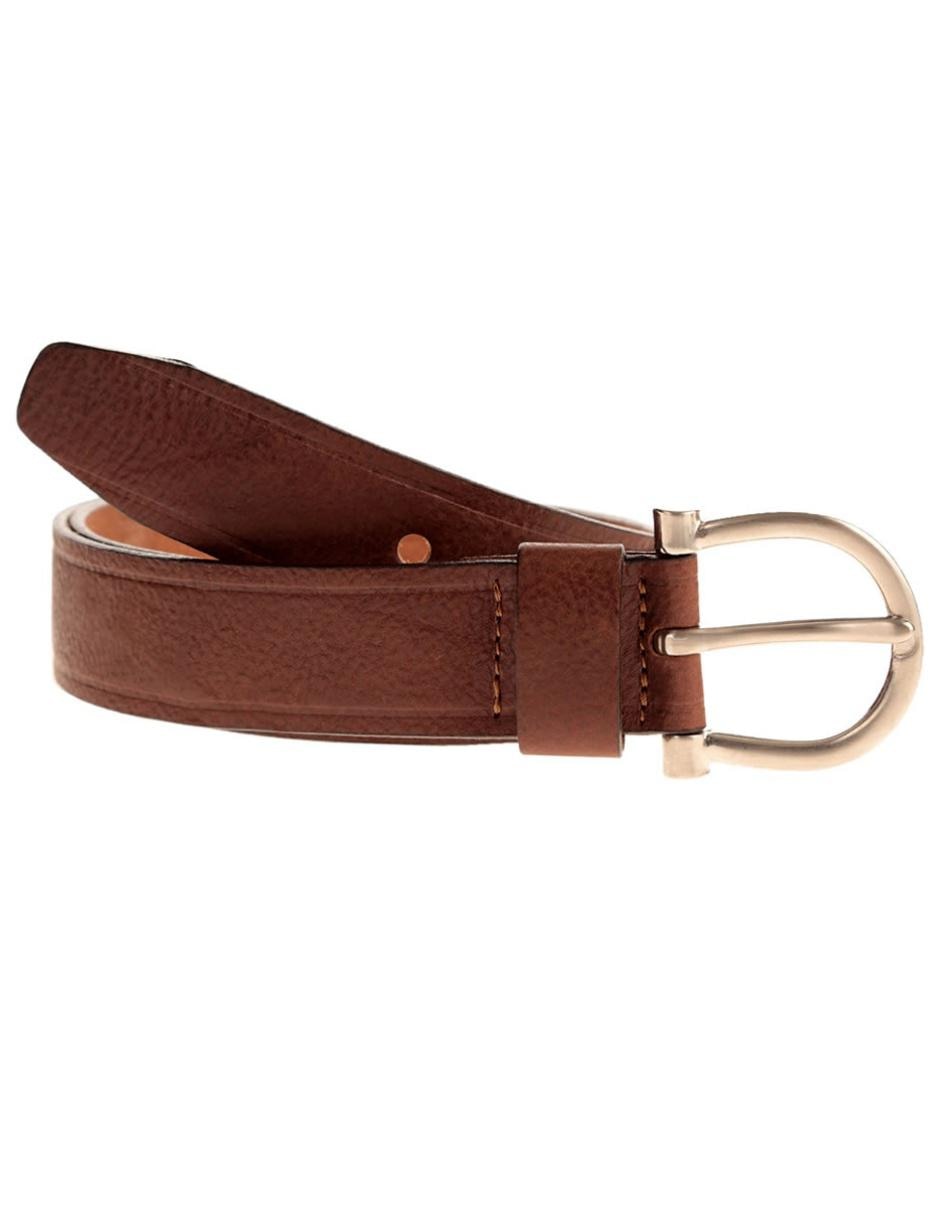 Cinturón de piel para hombre