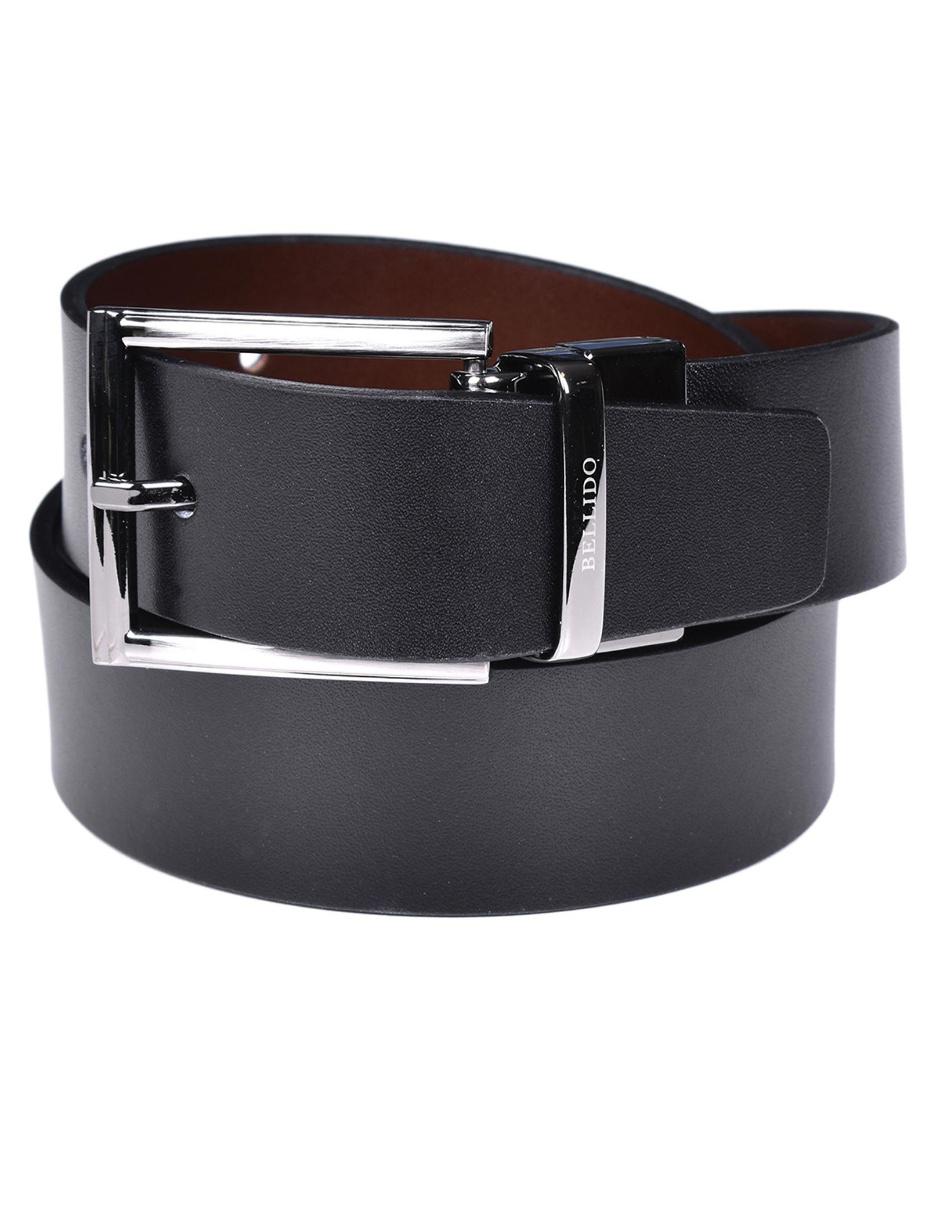 Cinturones para hombre con tallas grandes de Bellido color Negro