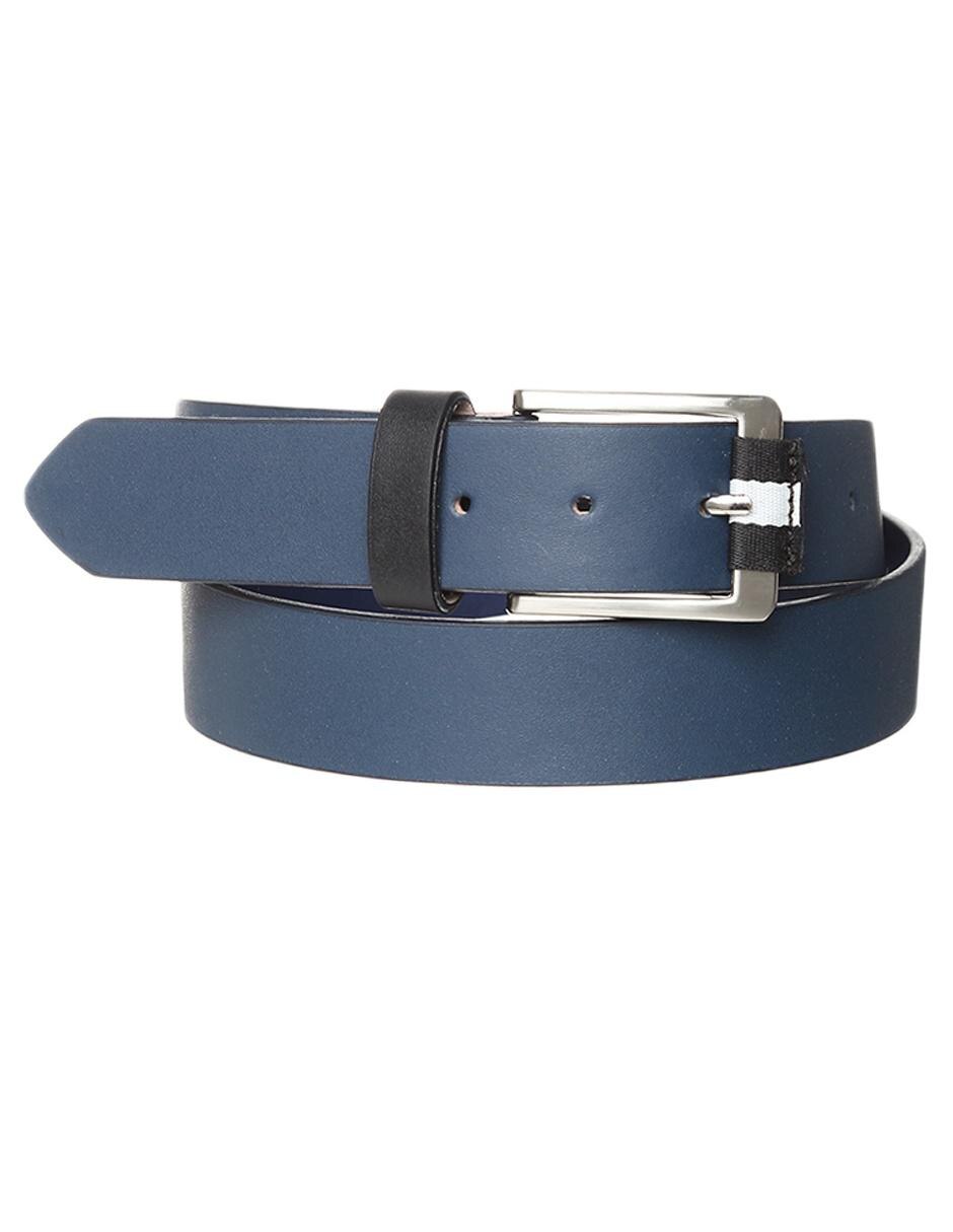 Cinturón piel azul 1