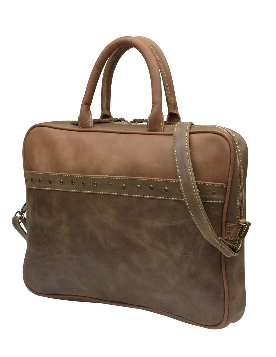 Bolsa messenger de piel para hombre 2