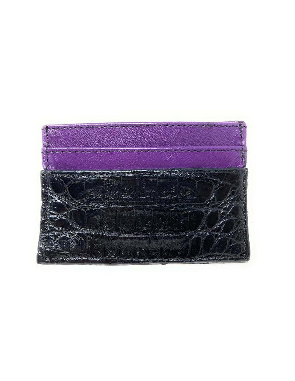 Tarjetero de piel para hombre 2