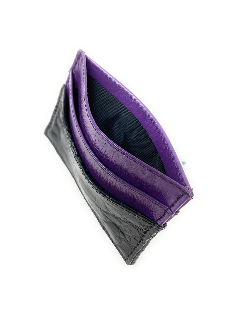 Tarjetero de piel para hombre 3