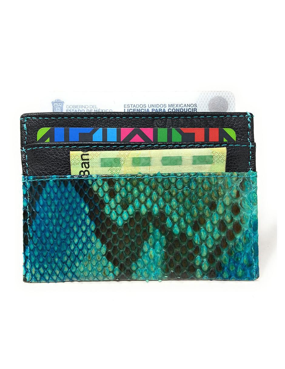 Tarjetero de piel Lux para hombre 4