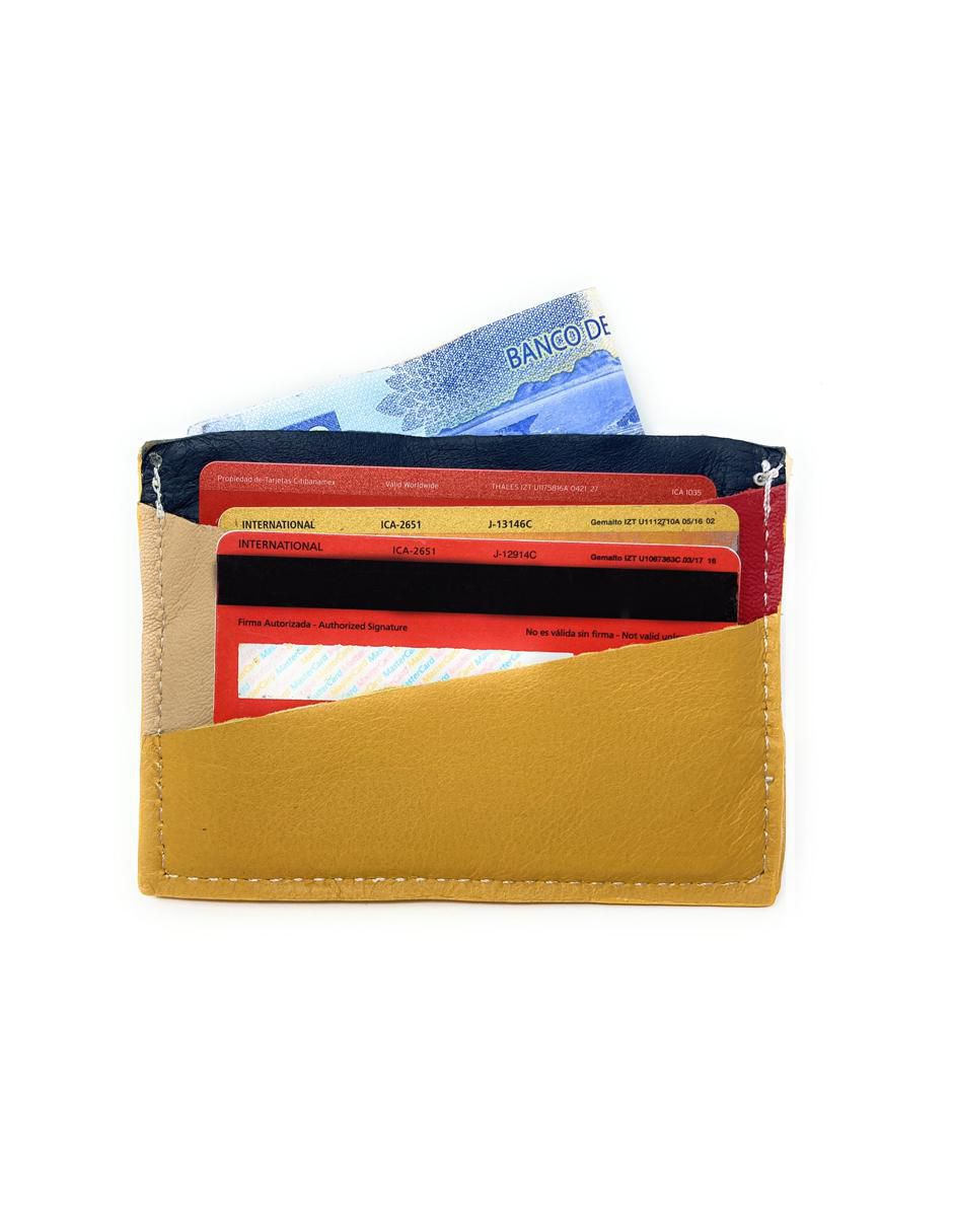 Tarjetero de piel Lux para hombre 2