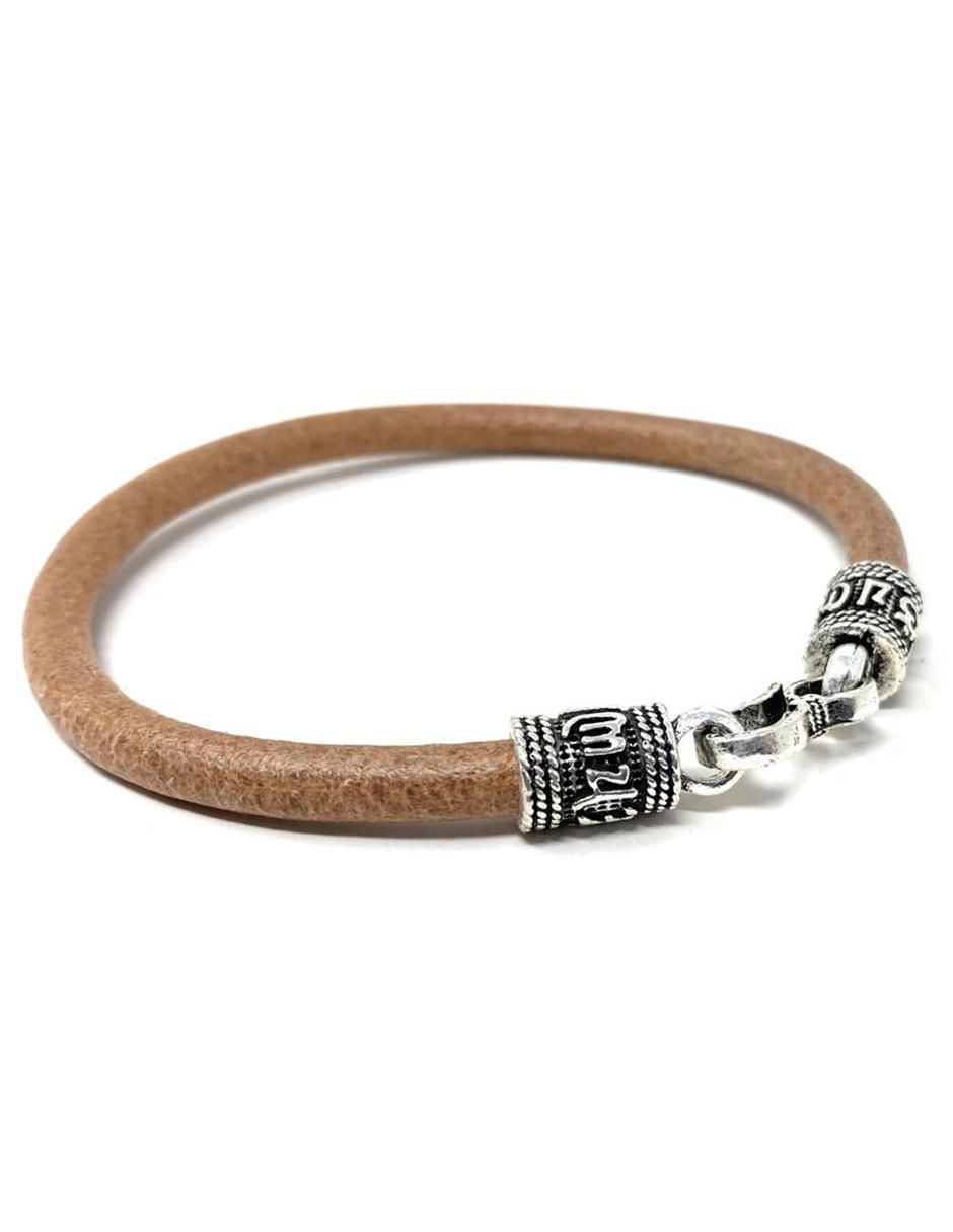Pulsera Sarosa de latón con acabado lustre