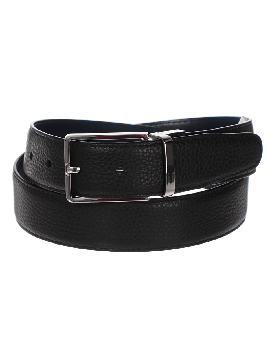 Leyva men's belt in reversible leather
