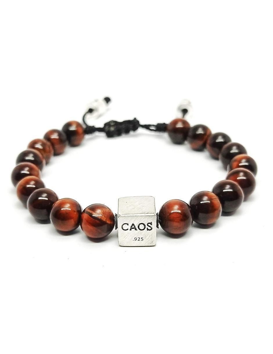 Pulsera nabucco de plata con acabdo brillante