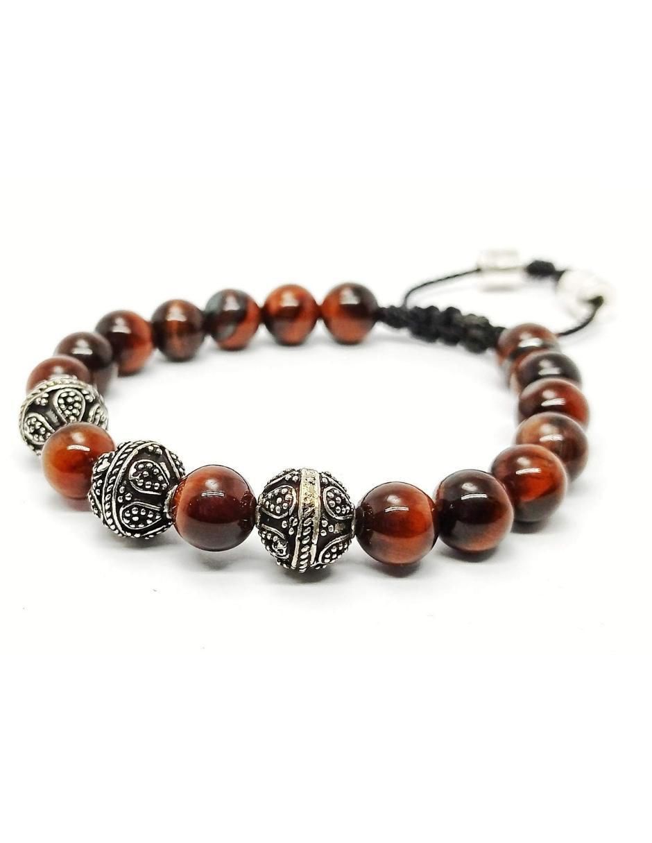 Pulsera de plata con acabado brillante 3