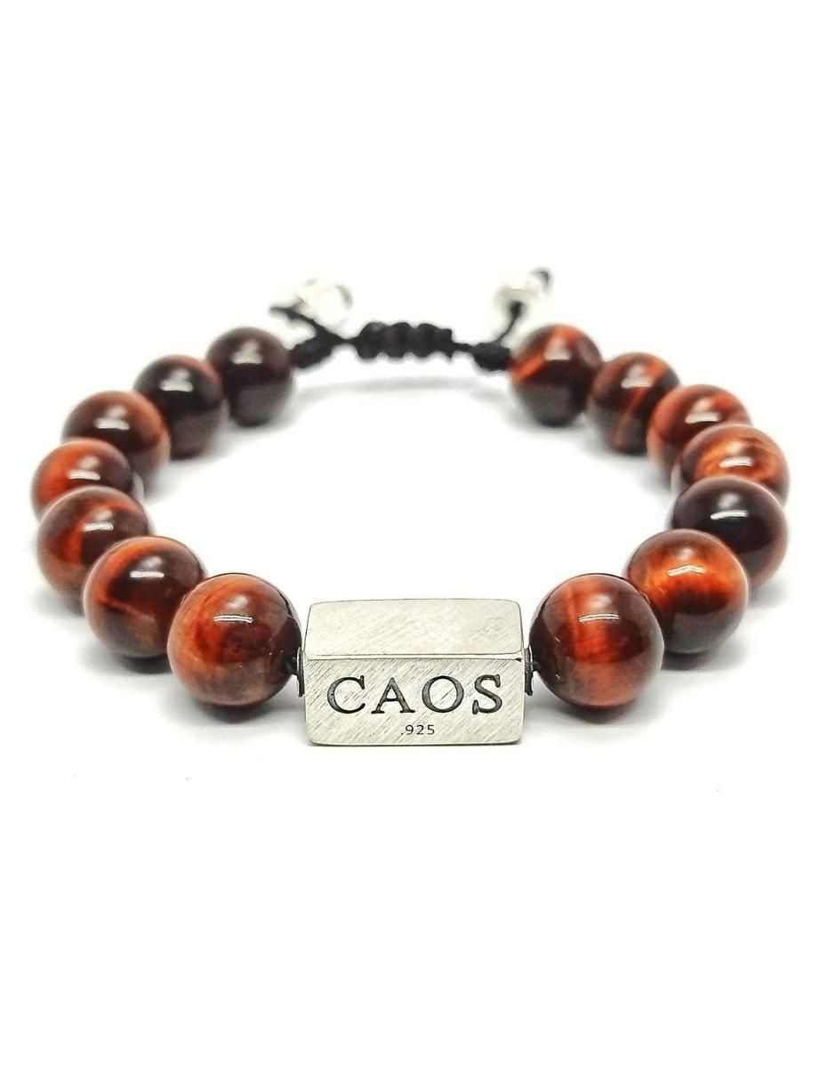 Pulsera nabucco de plata acabado brillante