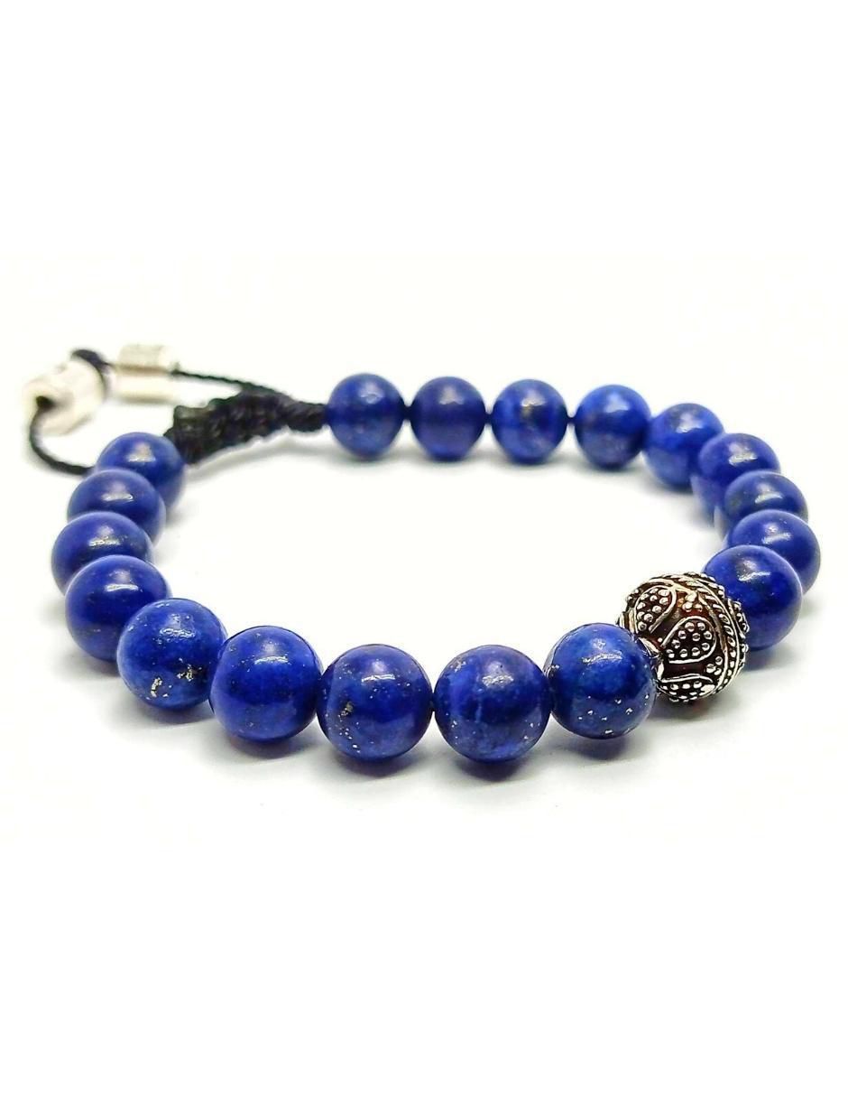 Pulsera de plata con acabado lustre 2