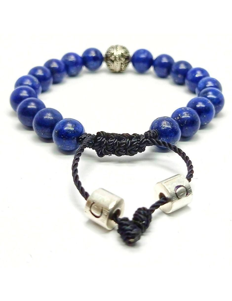 Pulsera de plata con acabado lustre 4