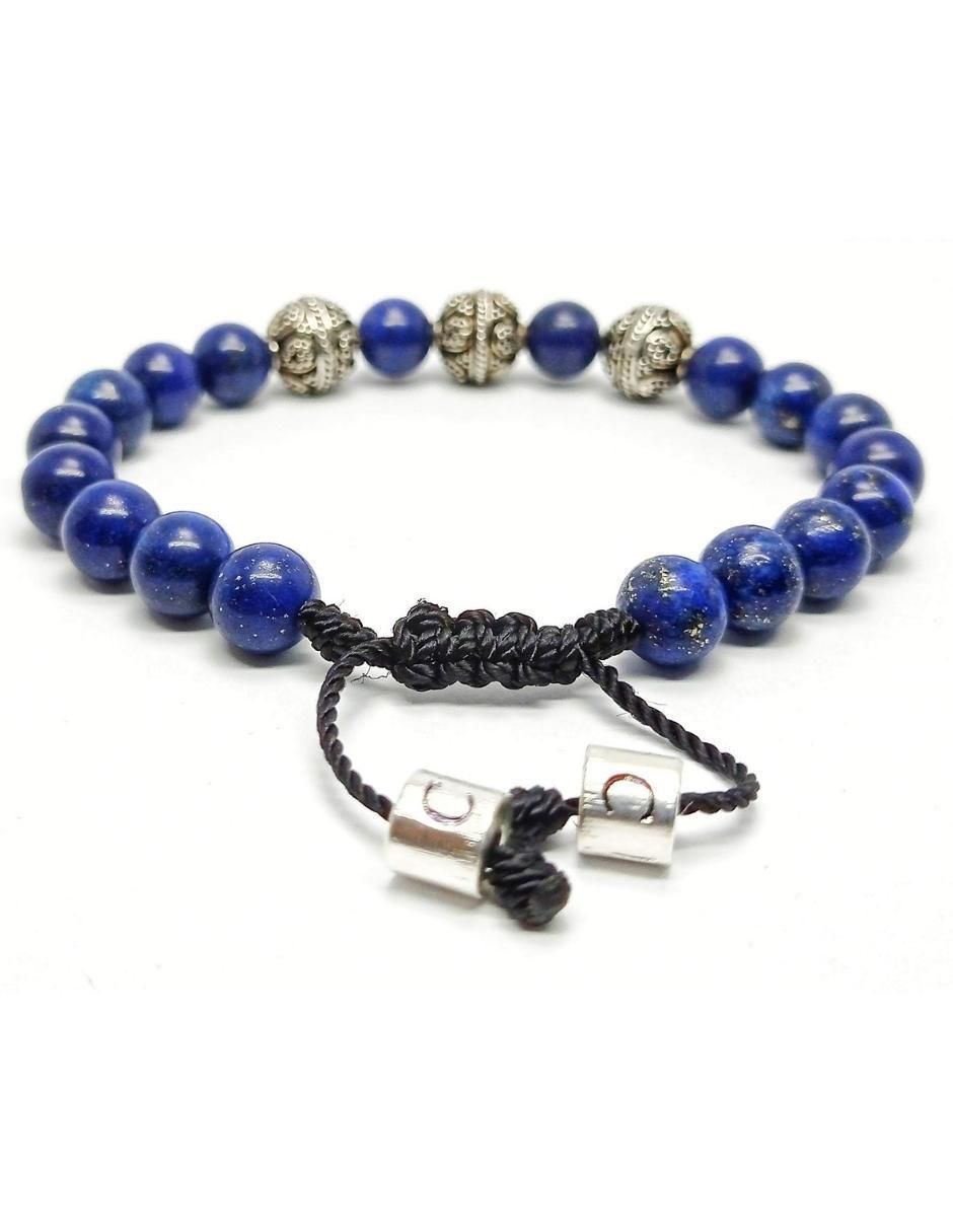 Pulsera de plata con acabado lustre 4