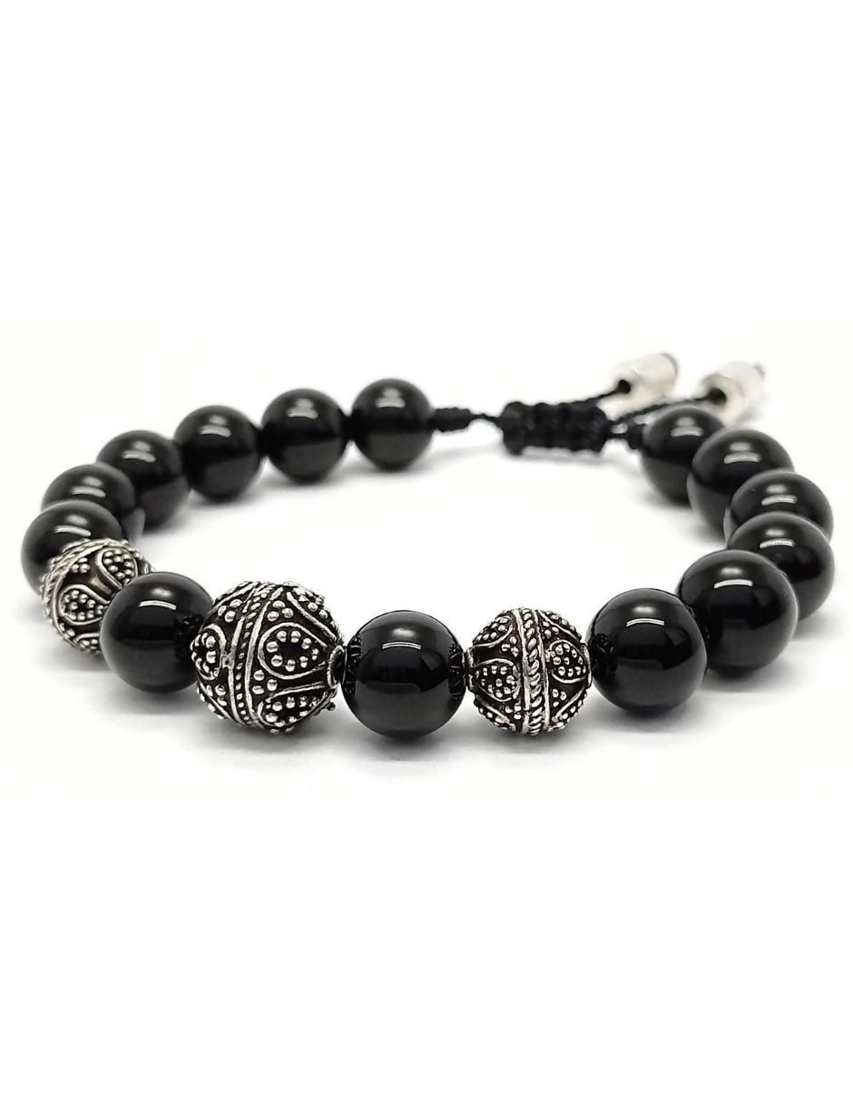 Pulsera de plata acabado brillante 3