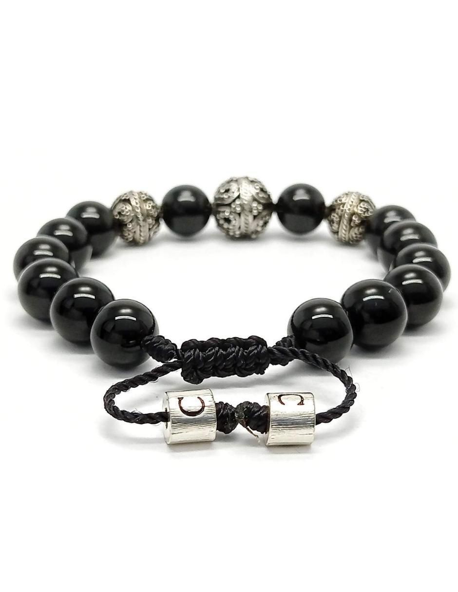 Pulsera de plata acabado brillante 4