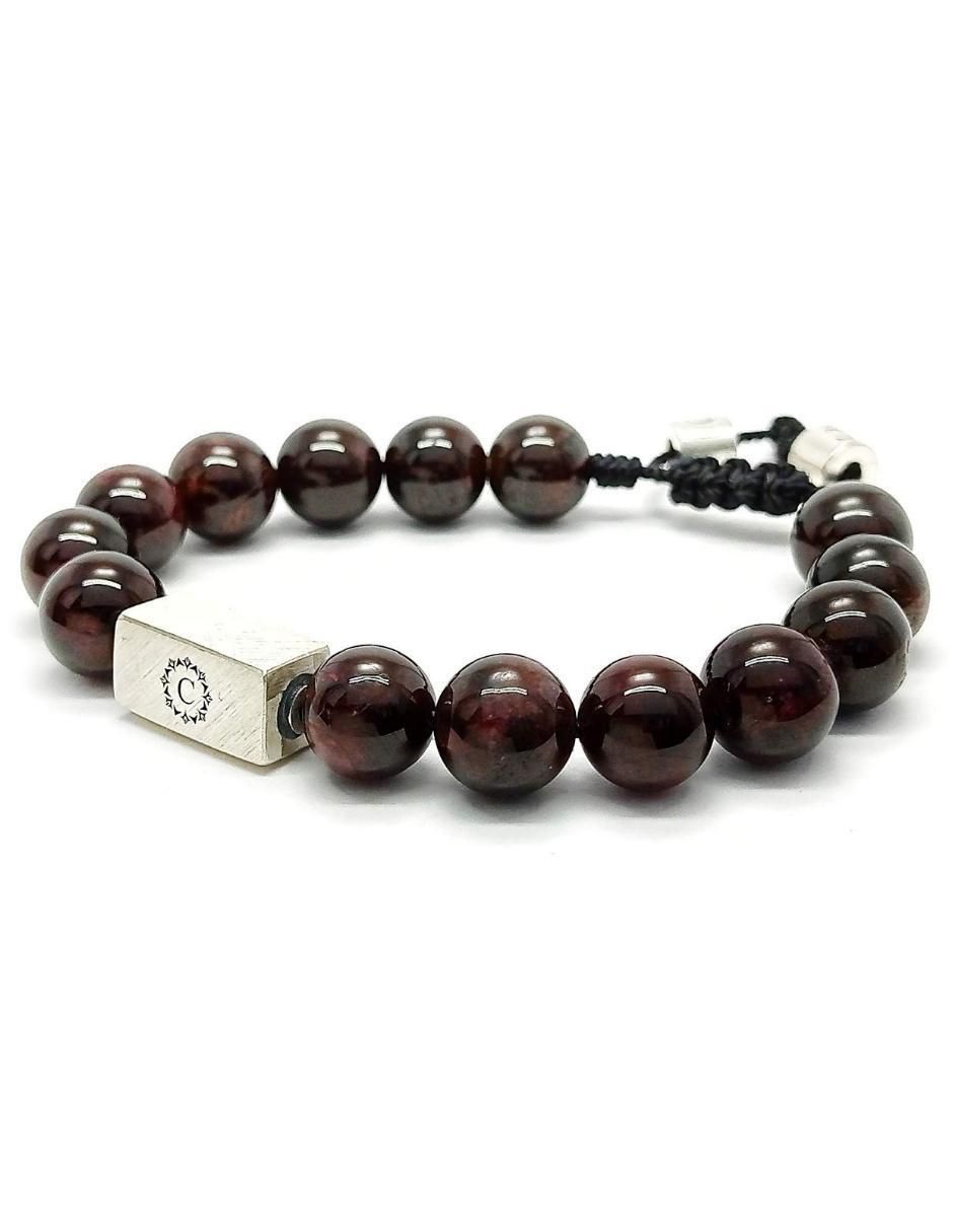 Pulsera de plata acabado brillante 3