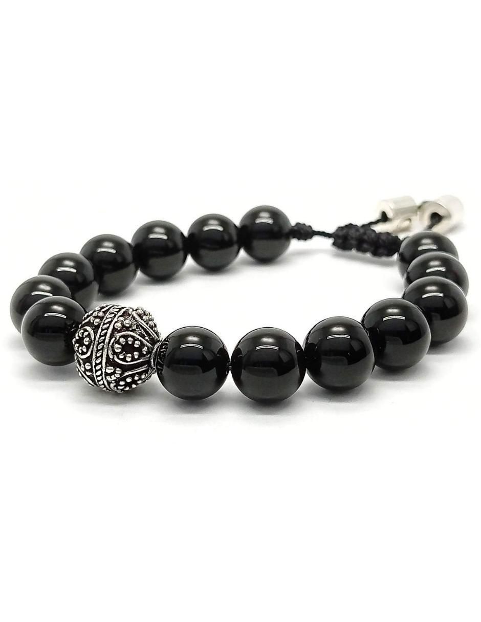 Pulsera de plata acabado brillante 3